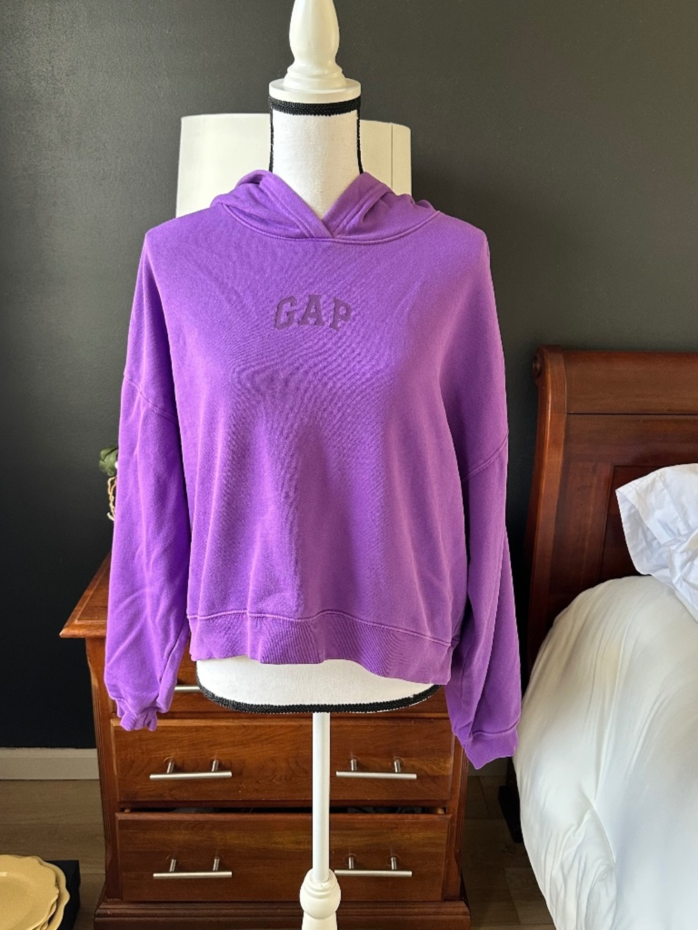 Purple Gap Logo Hoodie - grape color - SIze S